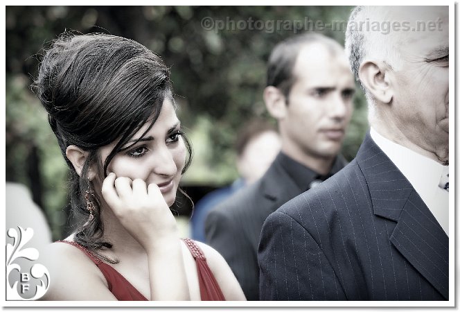 L'emotion lors d'un mariage en plein air au Royal Riviera de Saint Jean Cap Ferrat
