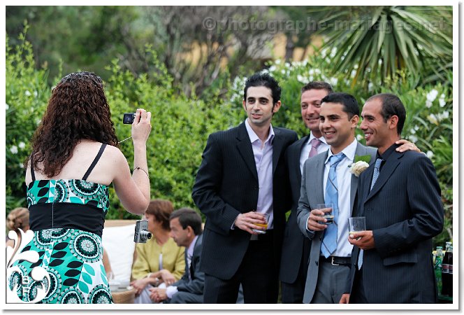 Le marie et ses temoins photographies au Royal Riviera Saint Jean Cap Ferrat